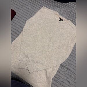 Banana Republic Men's Light Cream Crewneck Sweater